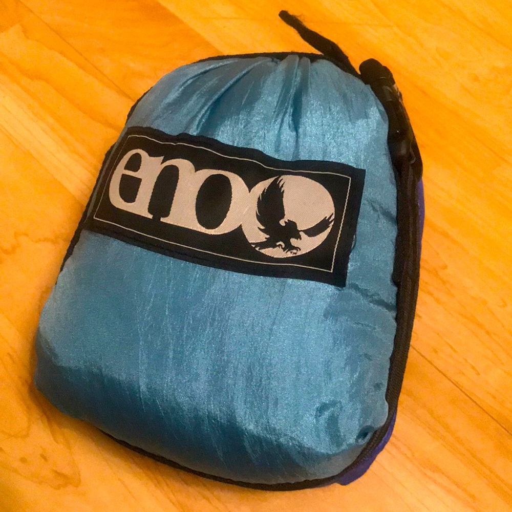 eno doublenest double blue hammock